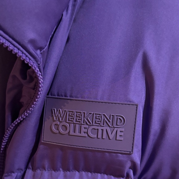 ASOS Purple Puffer Jacket - Picture 3 of 3